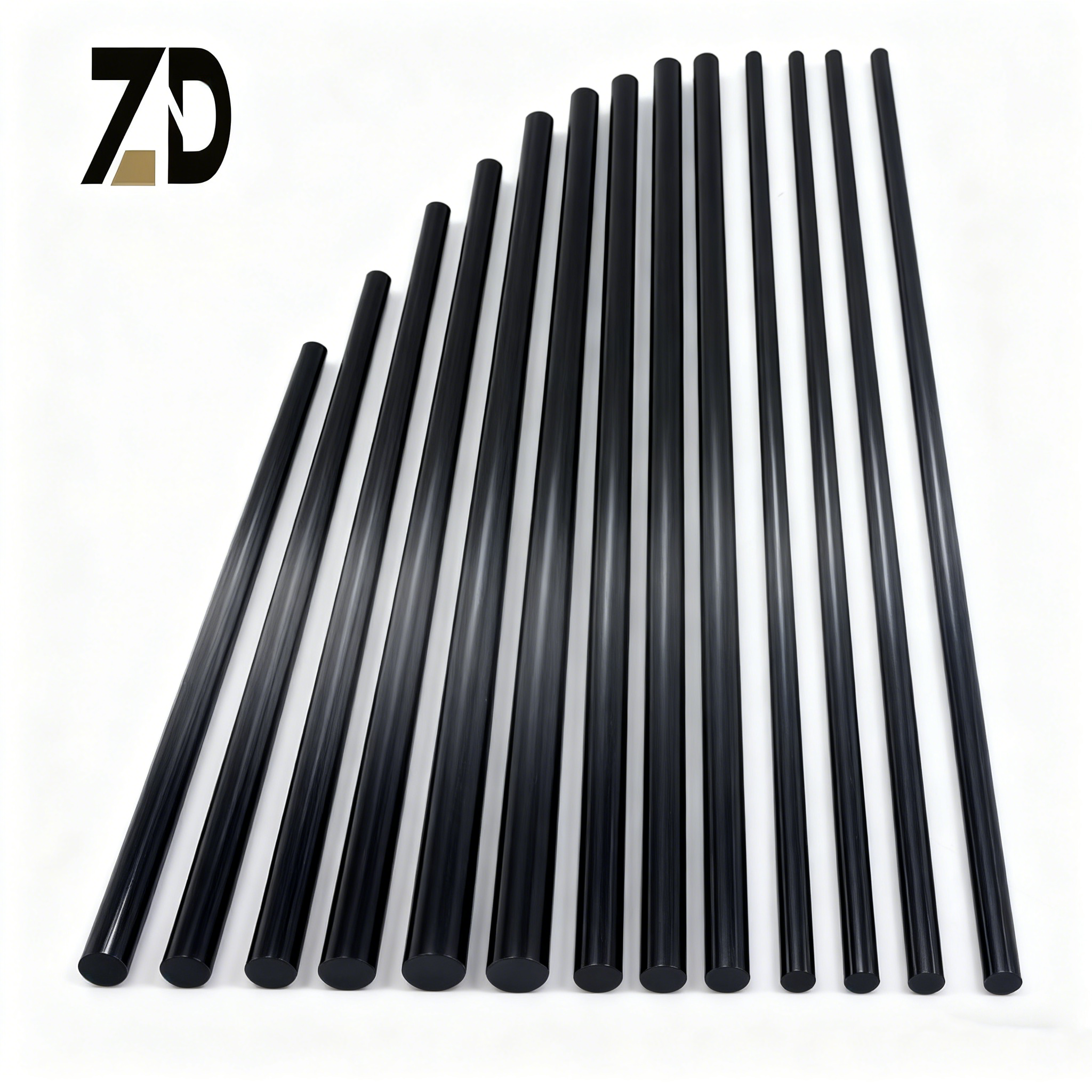 Can carbon fiber rods be drilled or tapped for threaded connections?