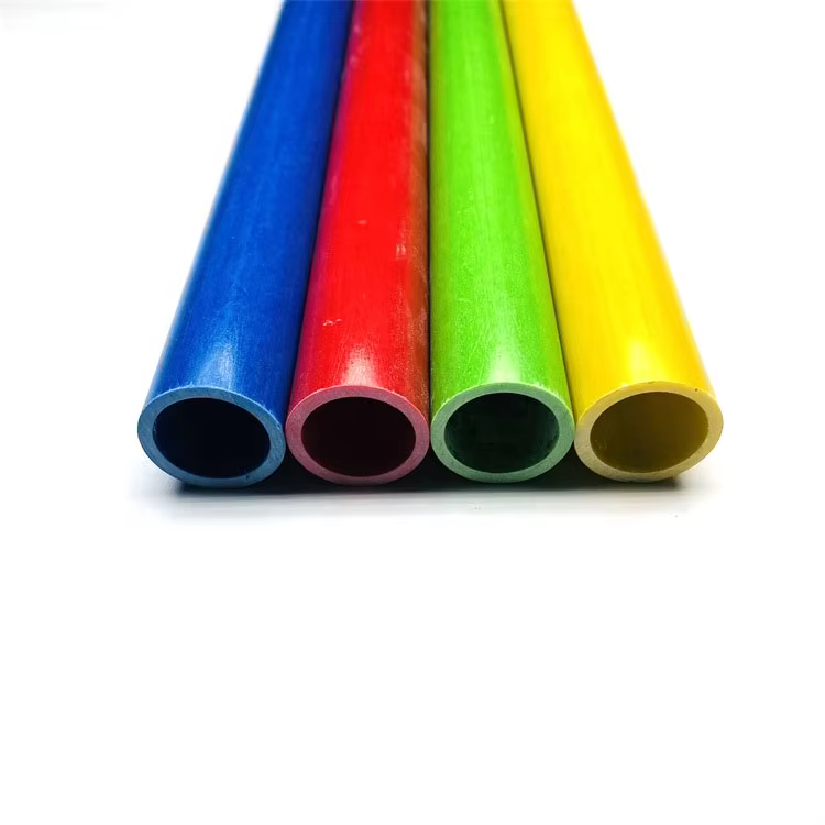 product lightweight frp hollow round fiberglass tube for agriculture plant with custom cutting processing service-11