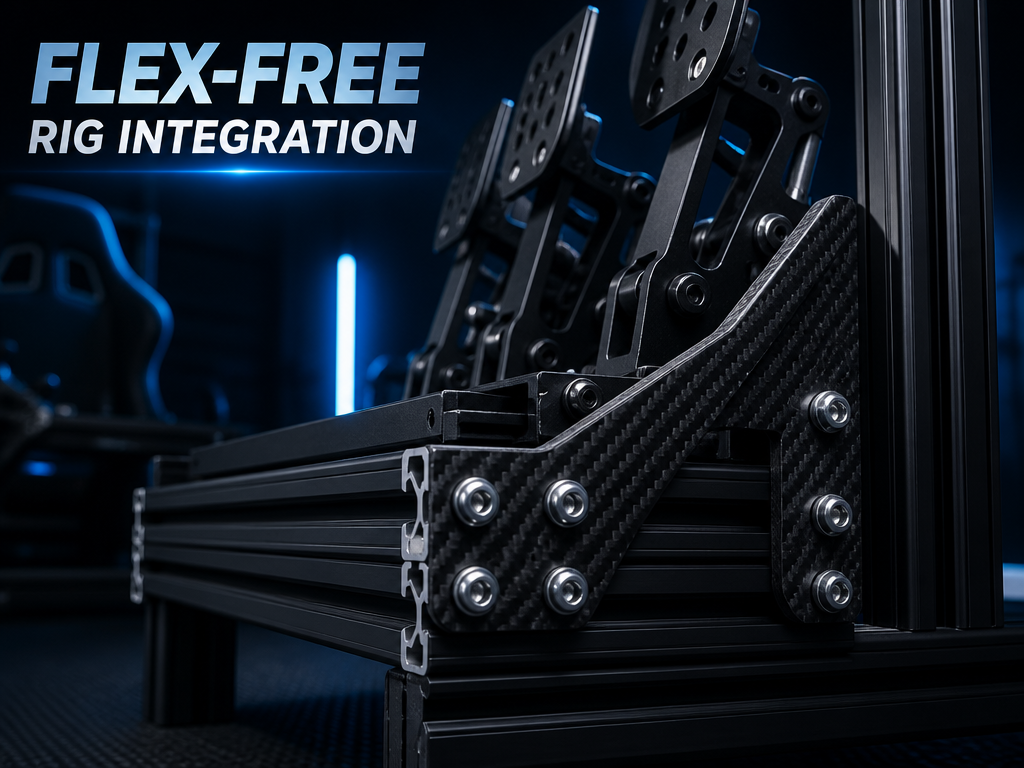 Why Carbon Fiber Composites are Redefining High-End Sim Racing Pedals