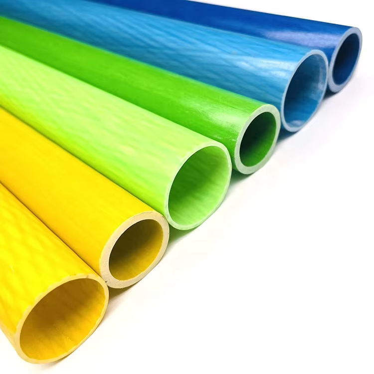 product lightweight frp hollow round fiberglass tube for agriculture plant with custom cutting processing service-9
