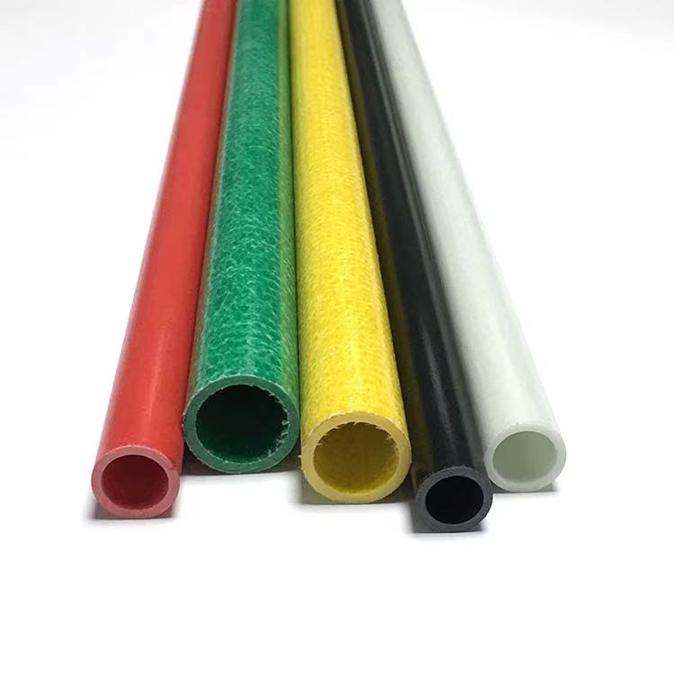 product lightweight frp hollow round fiberglass tube for agriculture plant with custom cutting processing service-5
