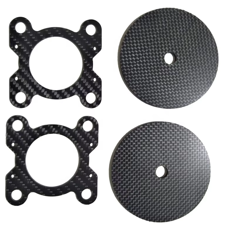 6mm 3k  Carbon Fiber Cnc Plate for Drone Accessories manufacture