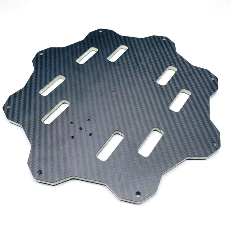 6mm 3k  Carbon Fiber Cnc Plate for Drone Accessories supplier