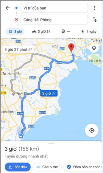 Usine à l’aéroport de Noi Bai à Hanoï / Usine au port de Haiphong