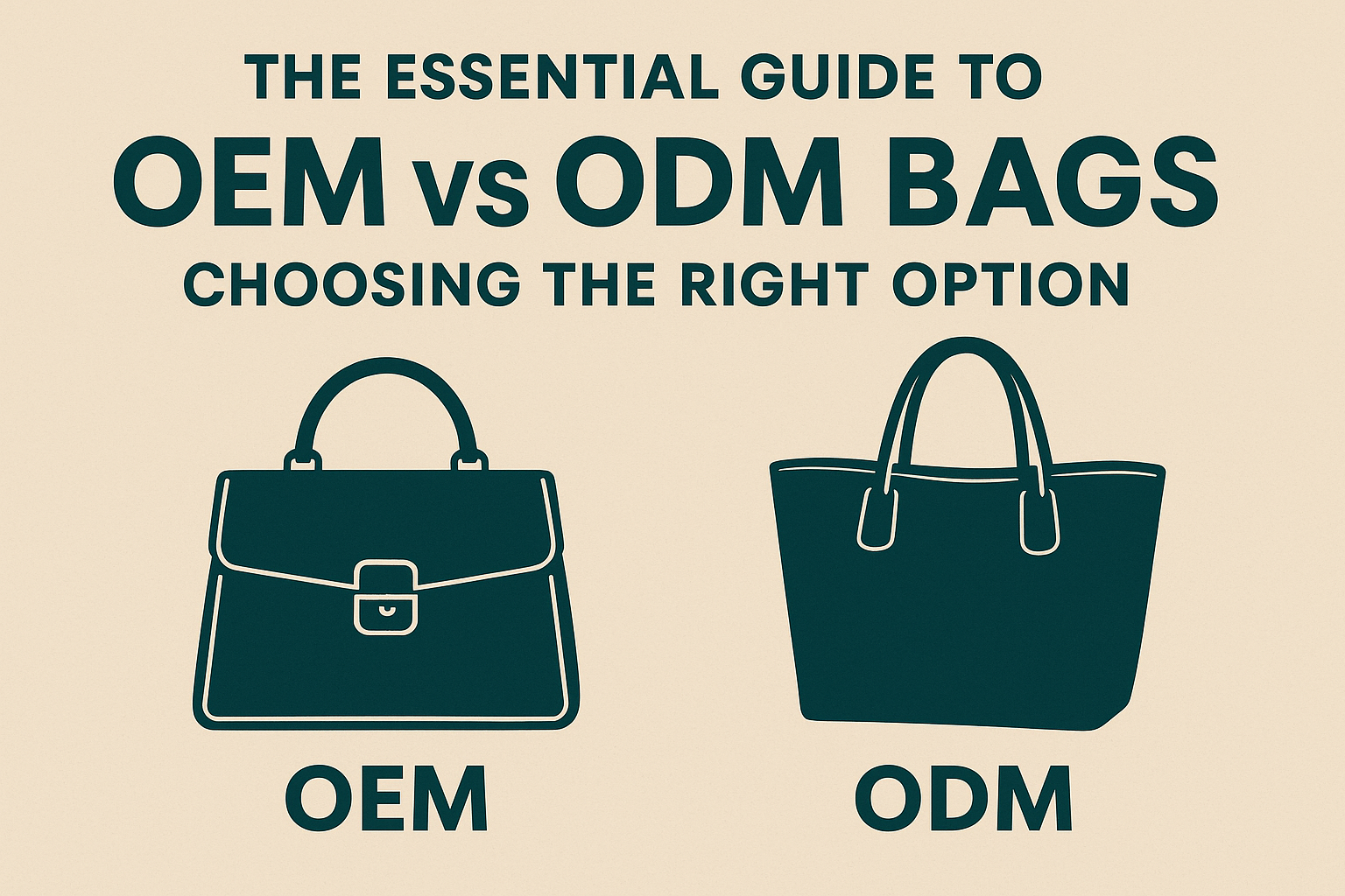 OEM vs ODM Bags: What Is the Difference and Which One Do You Need