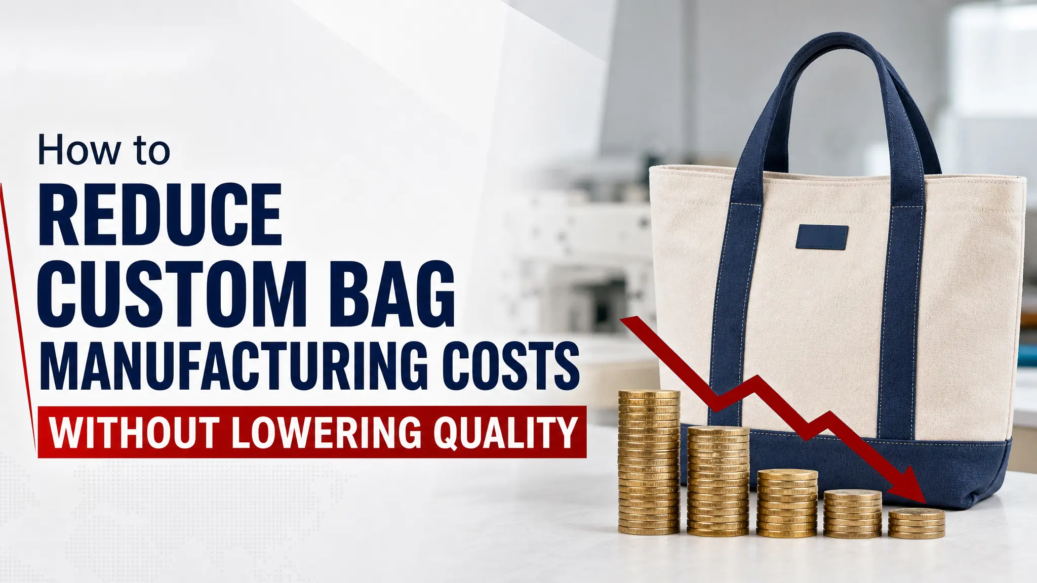 How to Reduce Custom Bag Manufacturing Costs Without Lowering Quality