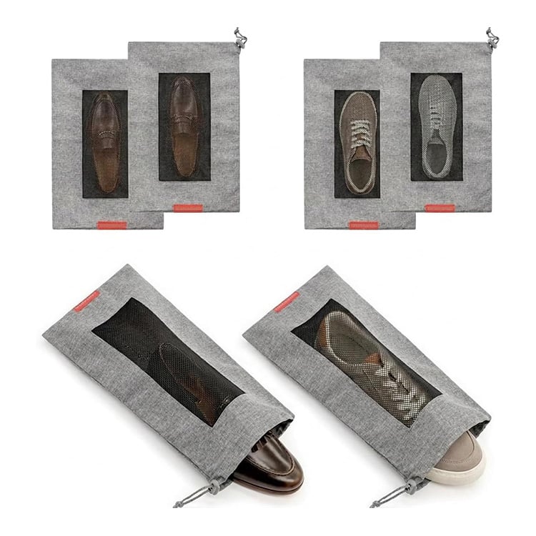 Shoe Bags with Mesh Window