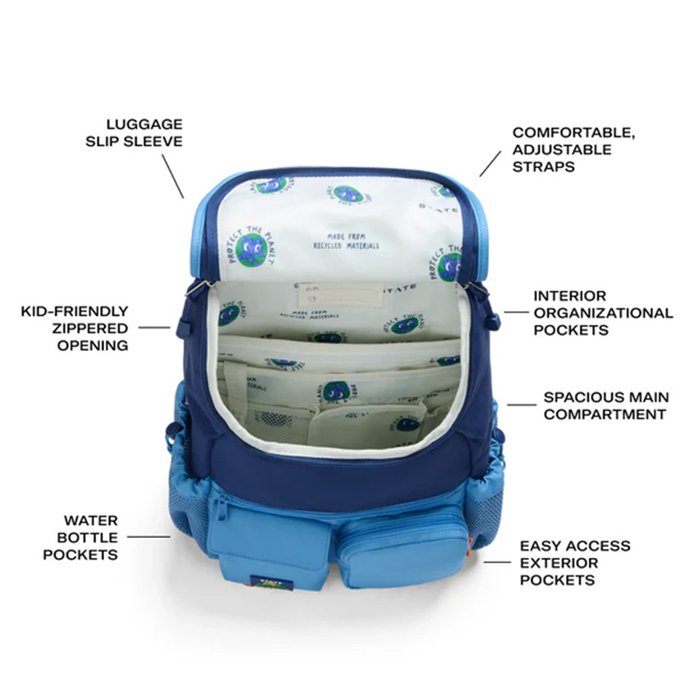 Color-Block Rucksack Kids Backpack
