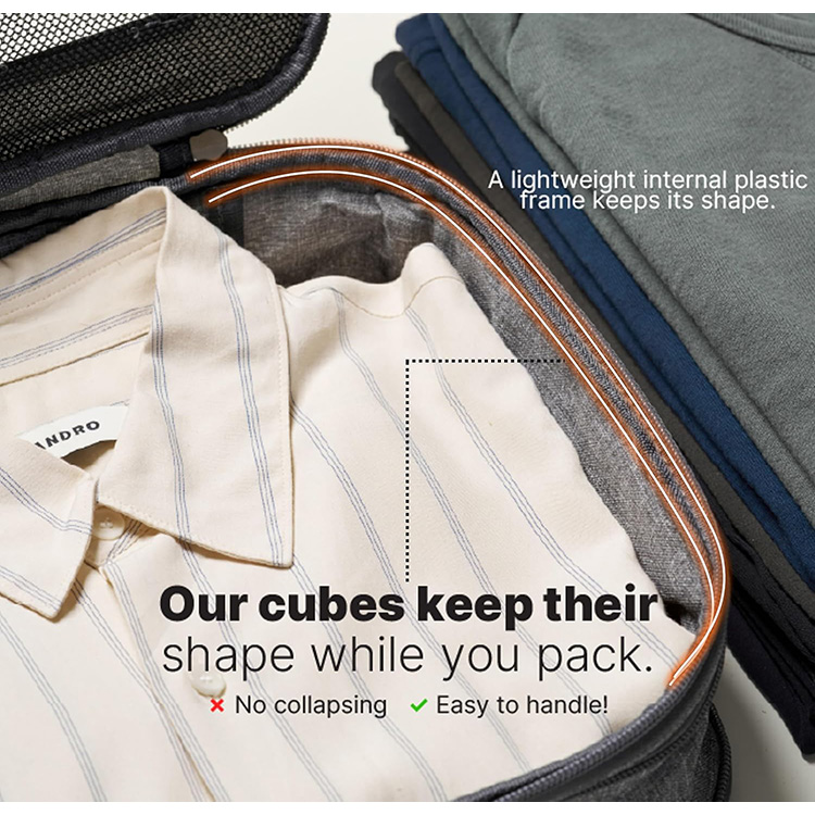 Premium Compression Packing Cubes for Travel