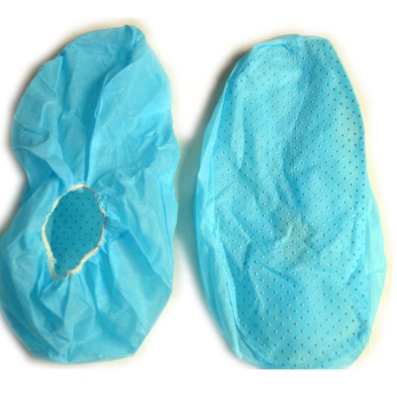 Non Woven Disposable Anti Skid Shoe Cover Shoe Cover supplier