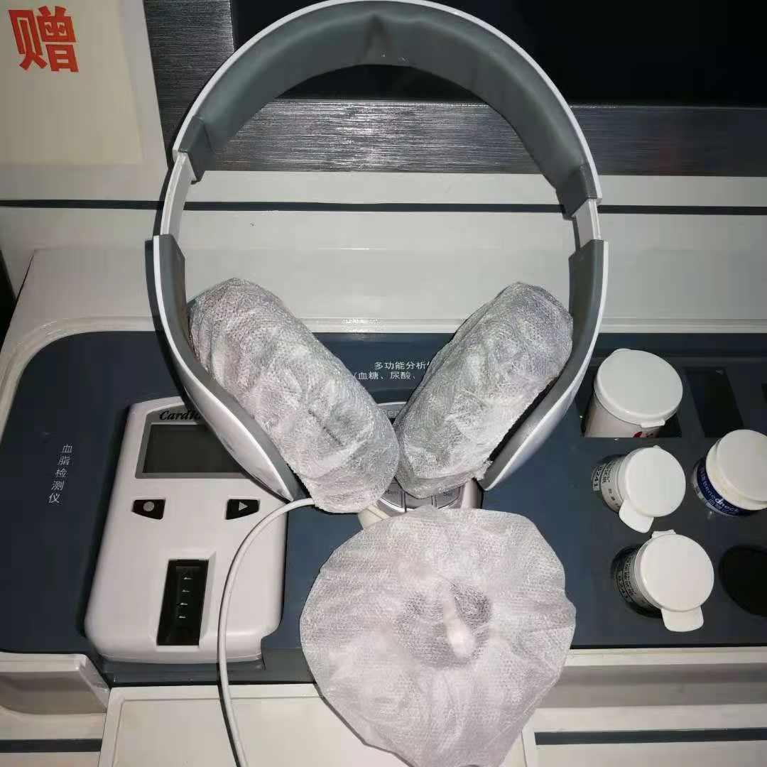 Airlines Disposable Non Woven Headset Earpad Cover factory