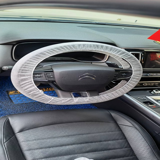  Premium Non-Woven Disposable Steering Wheel Cover for Enhanced Hygiene