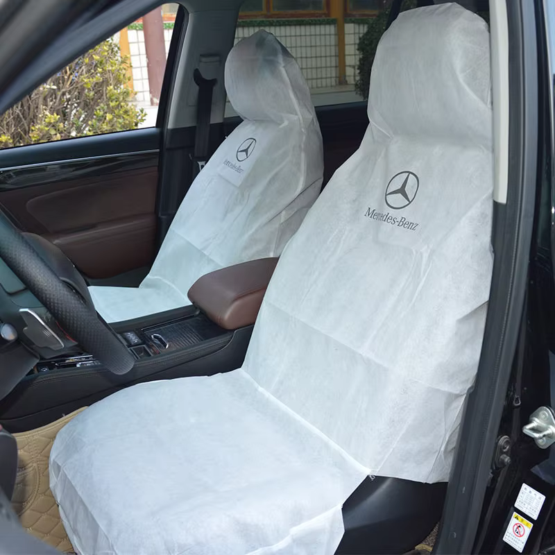 Disposable Non Woven Steering Cover Gear Knob Cover Seat Cover details