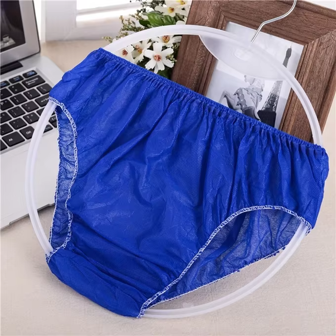 Massage Spa Disposable Thong Panties Underwear Fluorscopy Underpants details