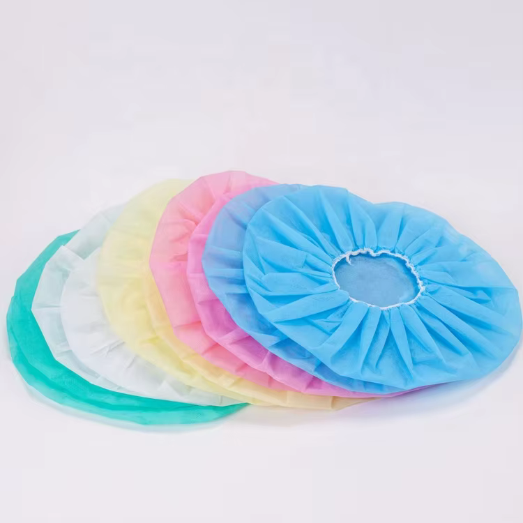 Blue Nonwoven Disposable Hair Net Cover factory