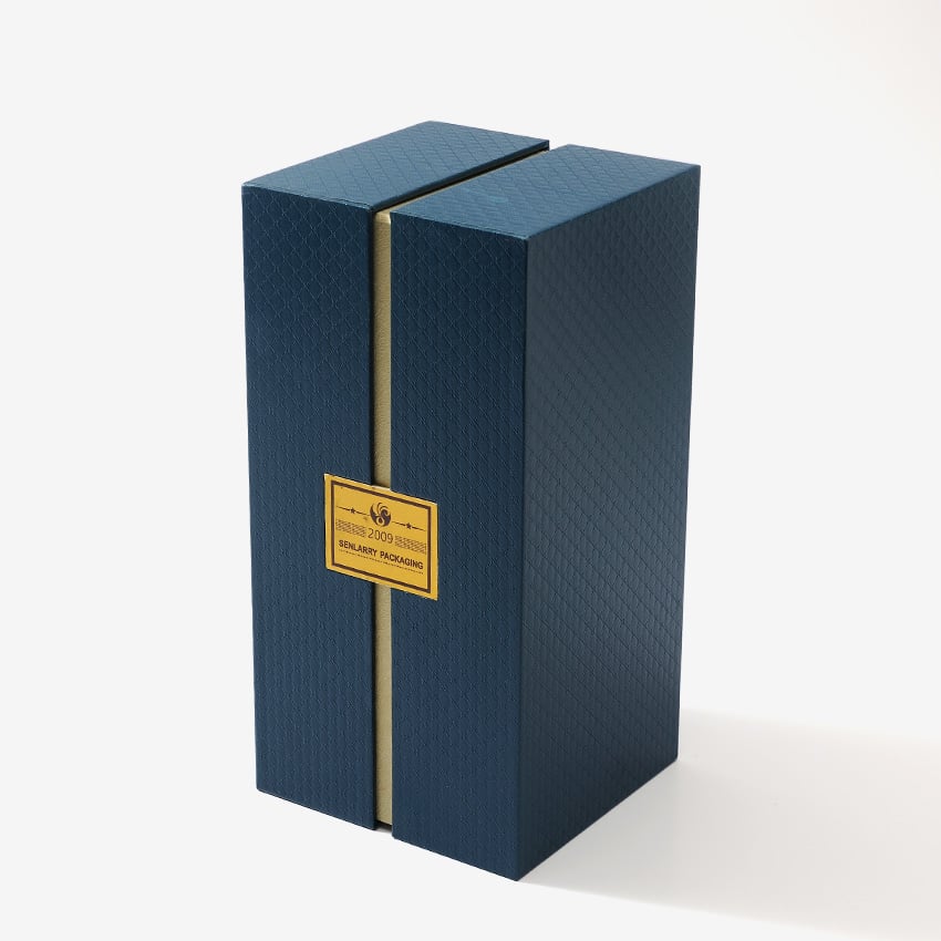 New Arrival Magnetic Closure Wine Packaging Box Wrapping Premium Design Double Door Gift Box
