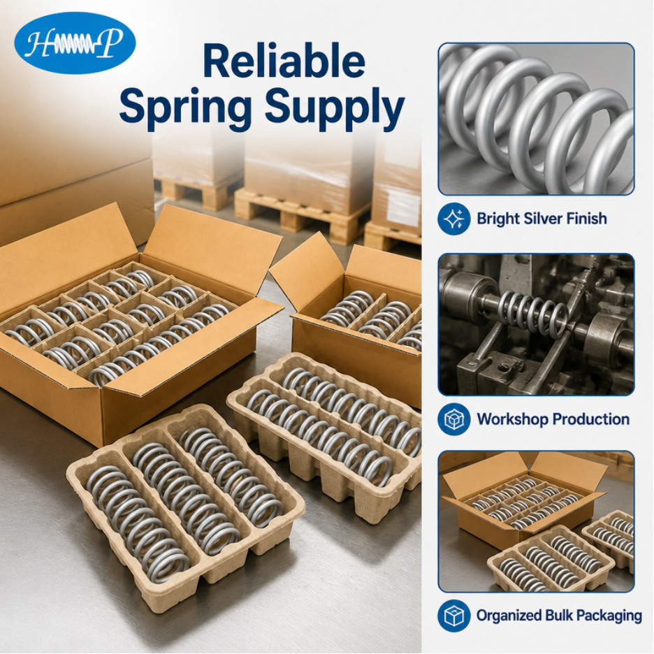 factory stainless rectangular compression coil spring 3mm spring steel wire zinc plating customized spring supplier-2