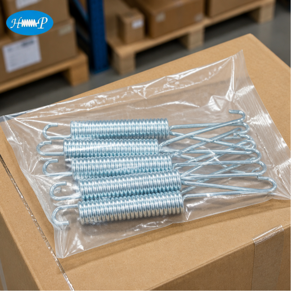 custom stainless steel long tension coil spring double hook industrial use precision spring-2