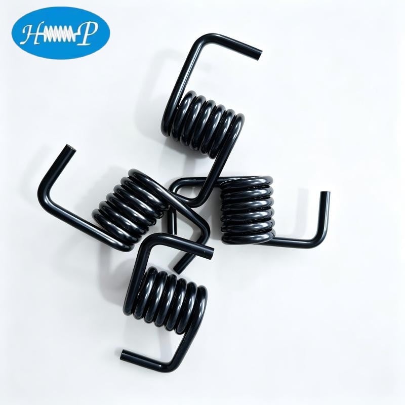 Heavy Duty Spiral Torsion Spring with Black Painted