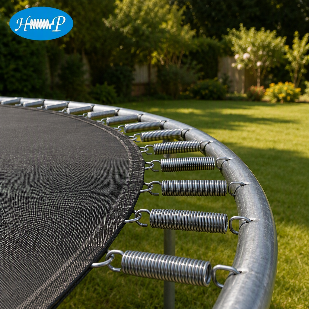 Wholesale Customized Spiral Industrial Compact Loop End Spring Stable Force Tension Spring for Trampoline Jumping Mat