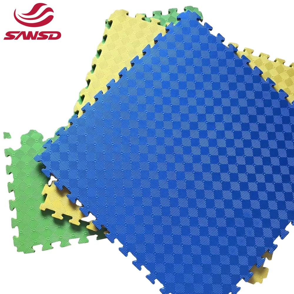Thick Exercise Equipment Mats 6 Tiles Eva Foam Mat Wholesale Tatami Gym Mats for Taekwondo