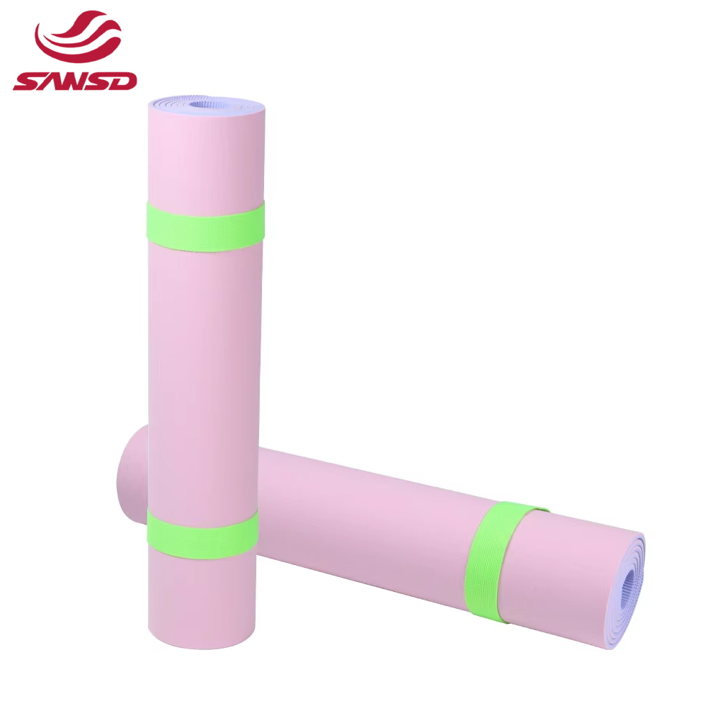 Wholesale High Quality TPE Anti-slip Eco-friendly Yoga Mat High Density Gym Exercise Custom Printed TPE Yoga Mats 6mm