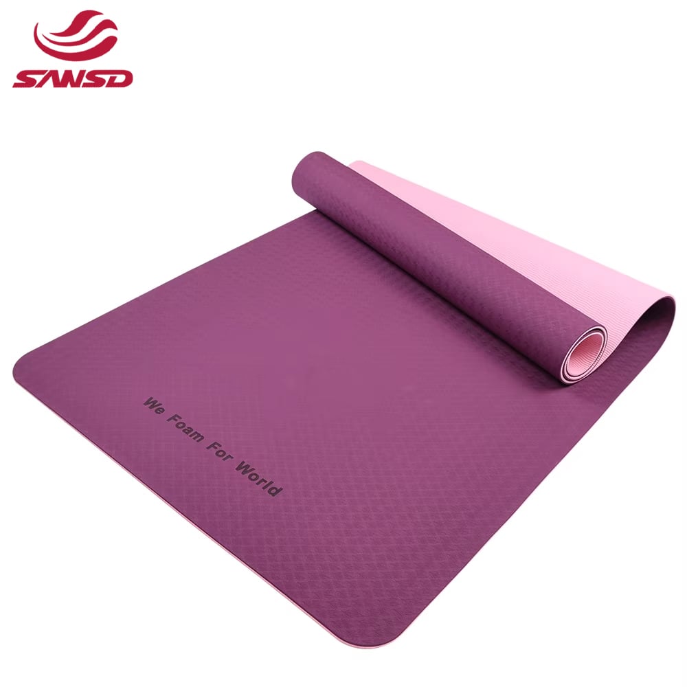 Eco-friendly Non Slip Carpet Pilates Gym Sports Exercise Pads Yoga Mat for Beginner Fitness Environmental Mats