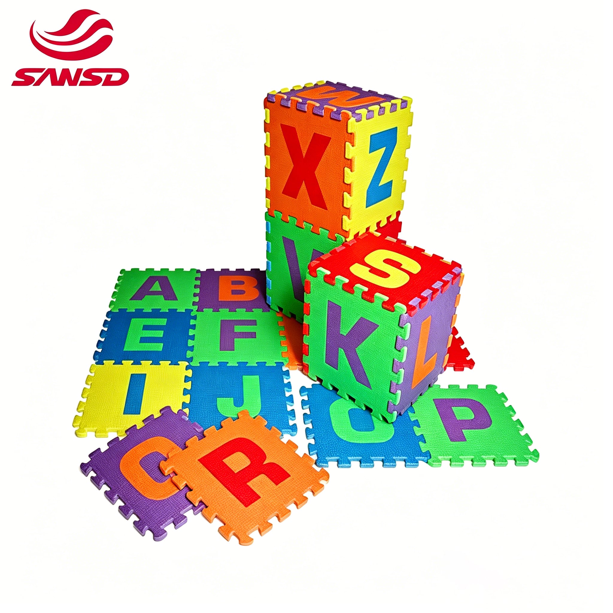 GRS BSCI Certificated SSD Manufacturer Puzzle Foam Mat Soft EVA Foam Puzzle Mat Kids Floor Mat