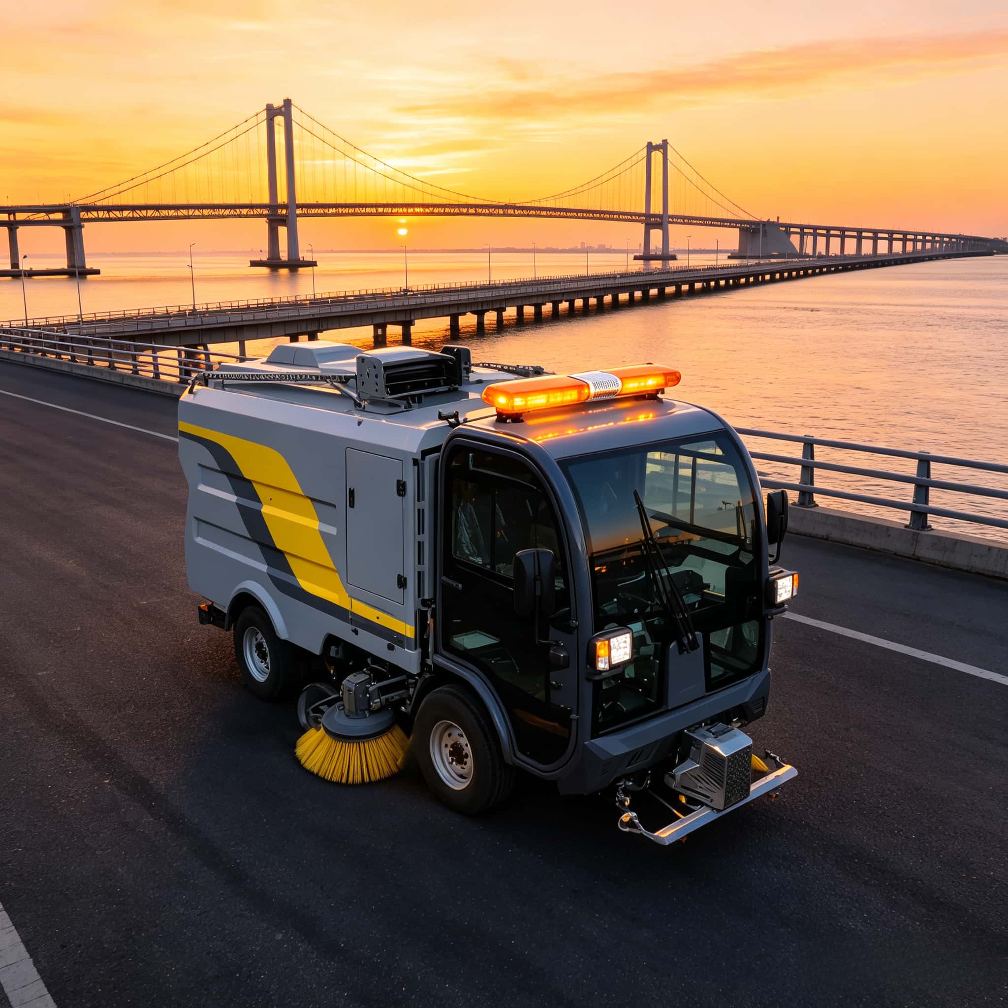 Large industrial road sweeper CS60