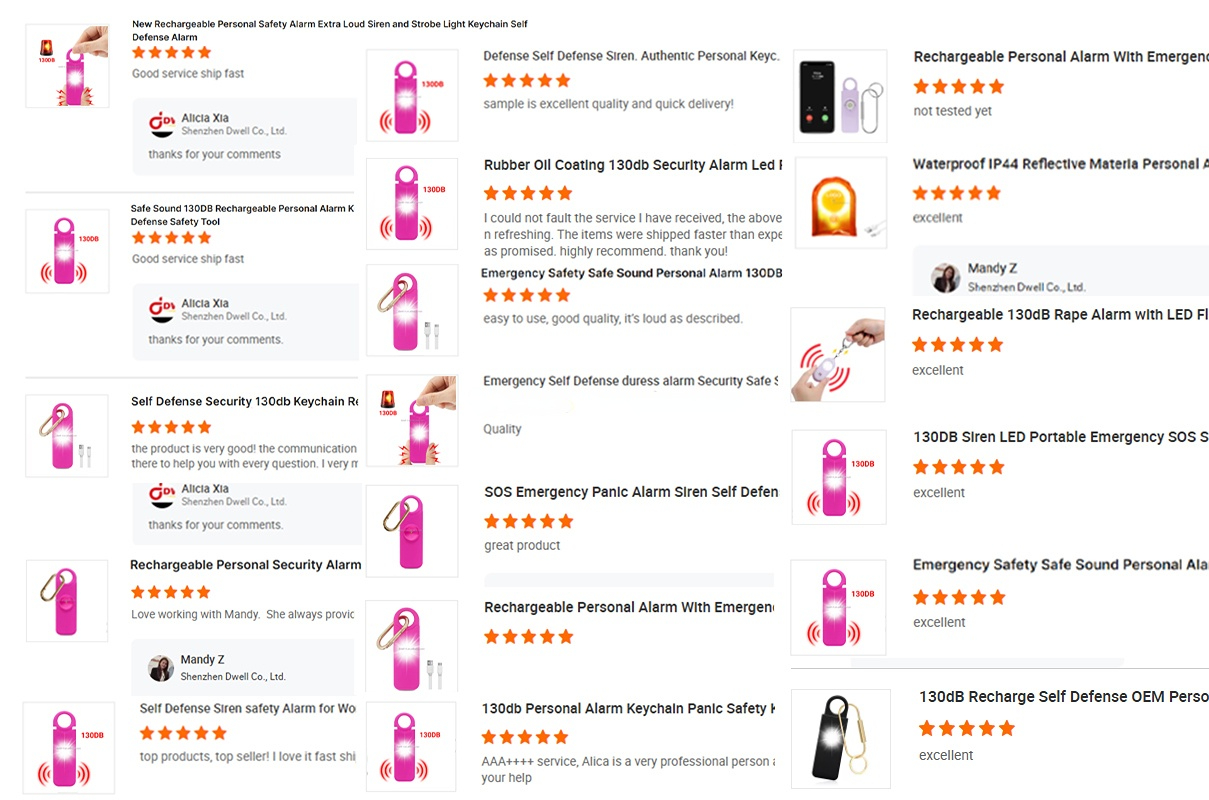 Self Defense Supplies Stand Alone Night Running Anti Rape Emergency Security Alarm Personal Safety Alarm Self Defense Keychain factory
