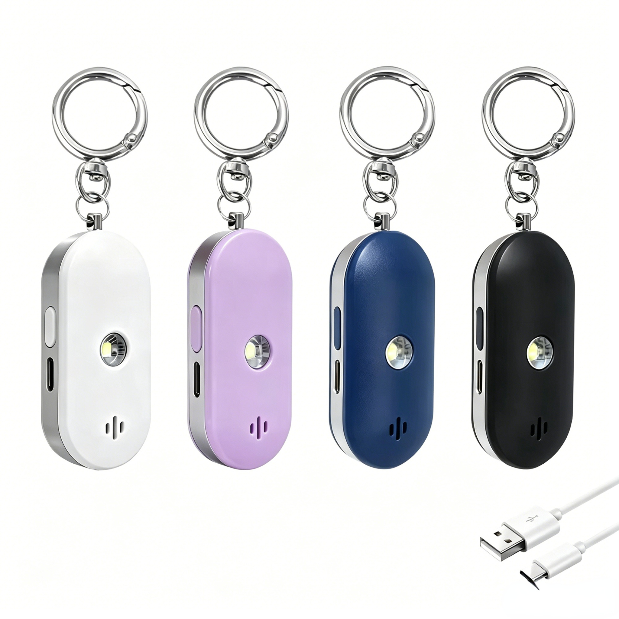 130DB Personal Safety Alarm SOS Emergency Portable Rechargeable Self Defense Device with GPS SMS Alert for Women Elderly details