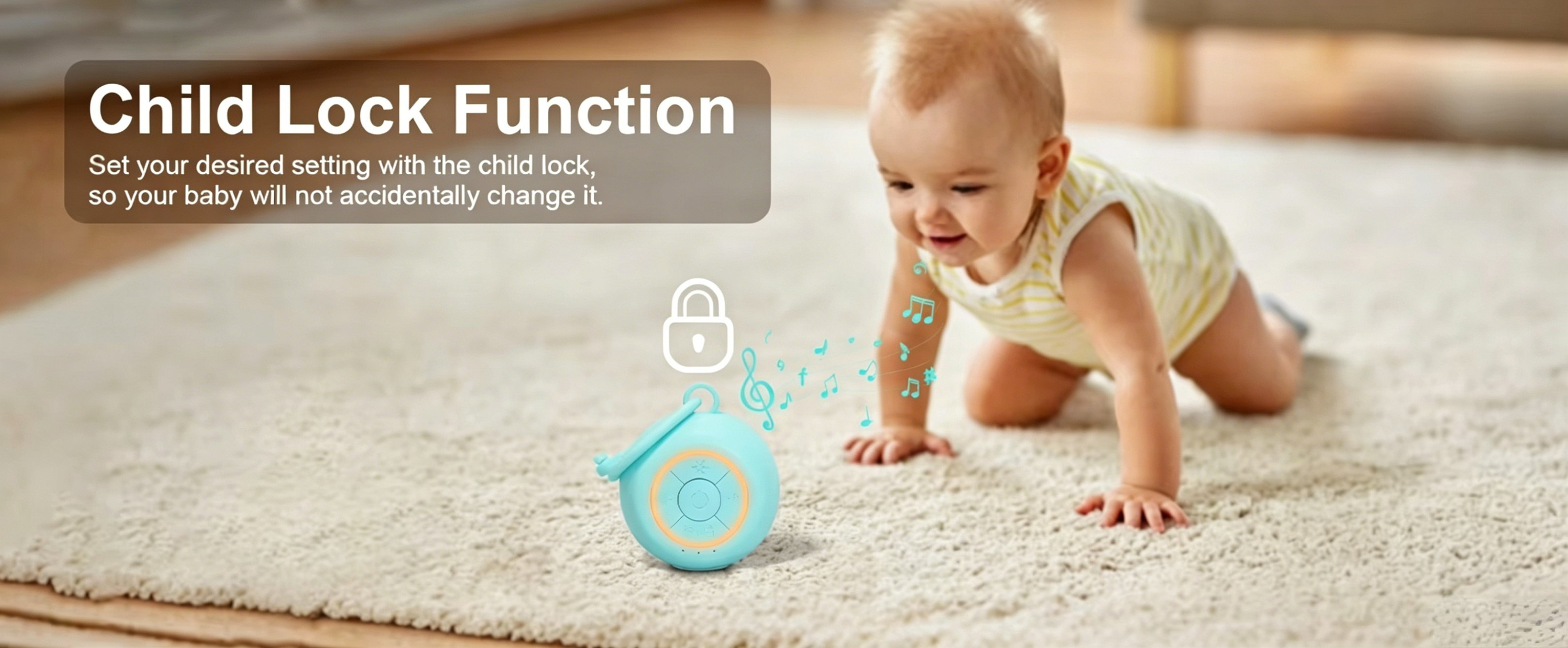 OEM ODM Portable White Noise Machine with Night Light Rechargeable Sleep Sound Machine details