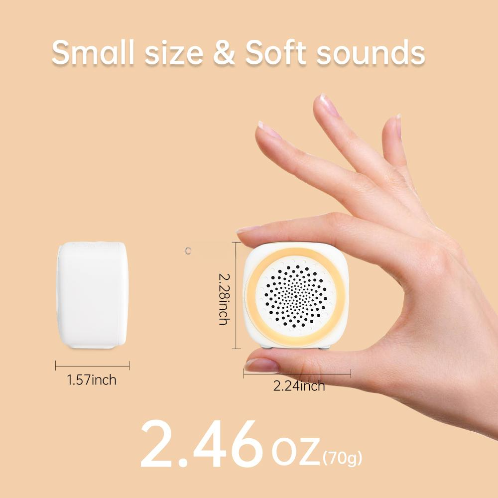 Baby White Noise Machine Portable Sleep Aid Night Light Sound Machine Custom Sleeping Device for Infant Toddler Children factory