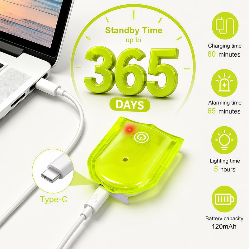 Outdoor N54 Magnetic Clip-on Safety Alarm supplier