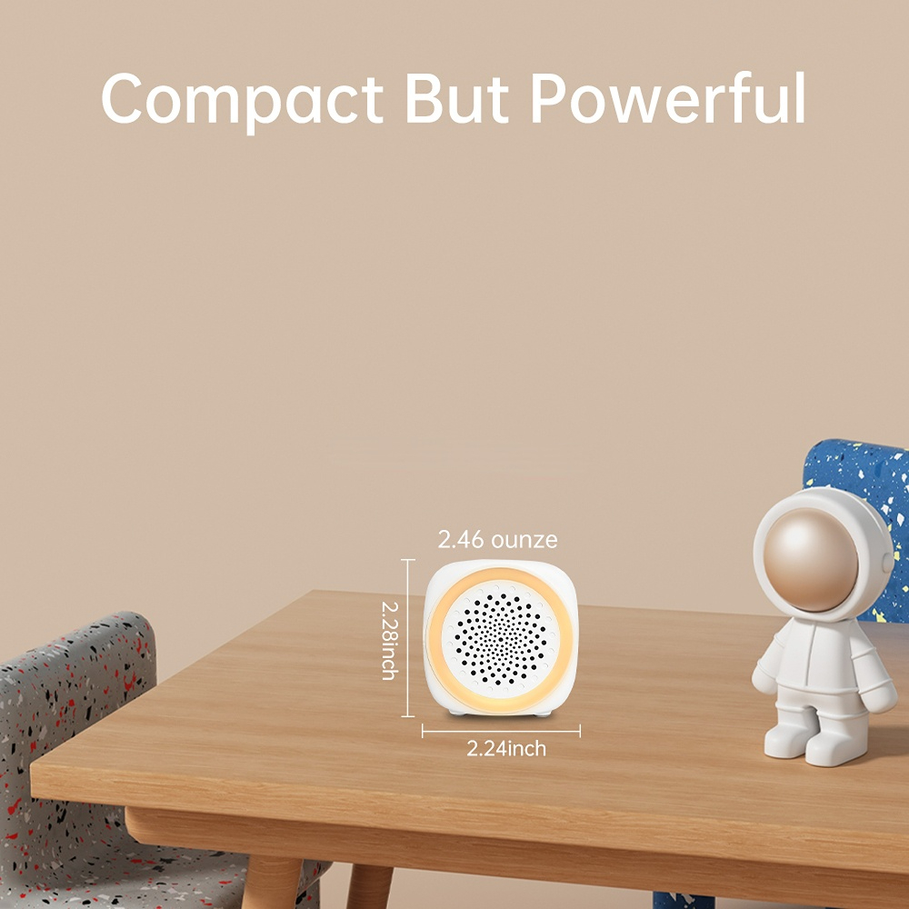 Baby White Noise Machine Portable Sleep Aid Night Light Sound Machine Custom Sleeping Device for Infant Toddler Children manufacture