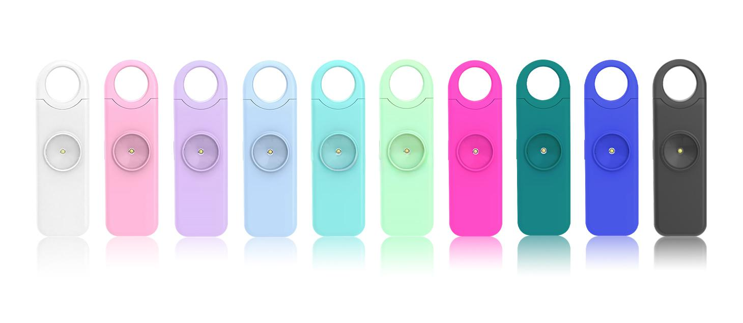 130dB SOS Call and GPS Location SMS Personal Safety Alarm with Strobe Light Rechargeable Self Defense Keychain for Women supplier
