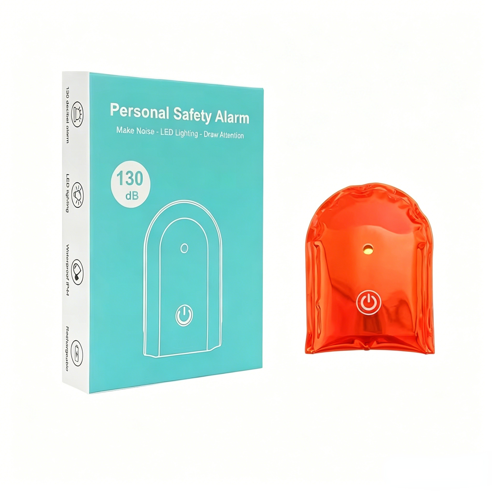 OEM Logo Outdoor Safety Personal Alarm Reflective Magnet Clip Light LED Running Light manufacture