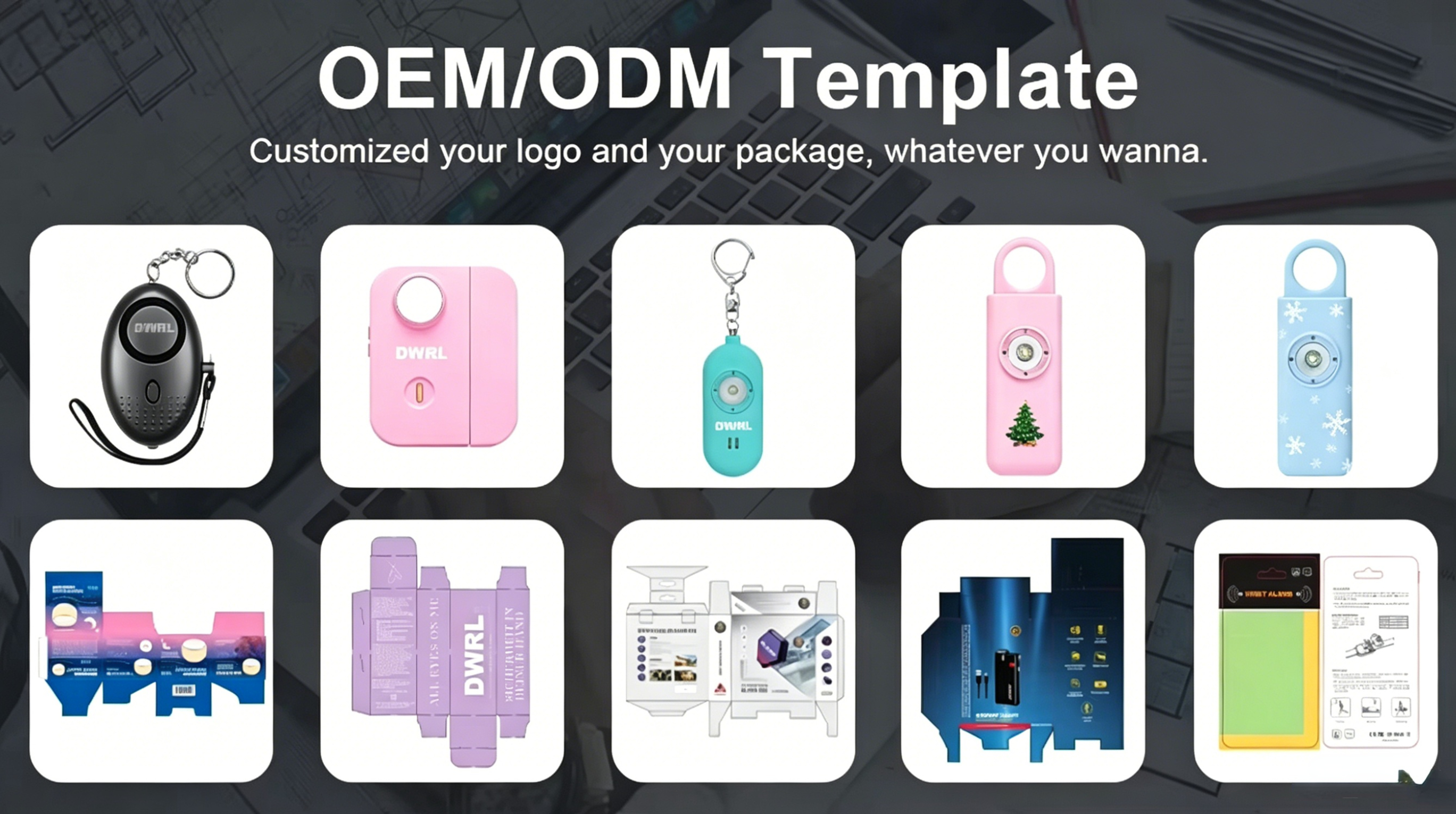 Rechargeable Door Window Alarm with Doorbell Mode, 30Lum LED Flashlight, 130mAh Battery for Home Security manufacture
