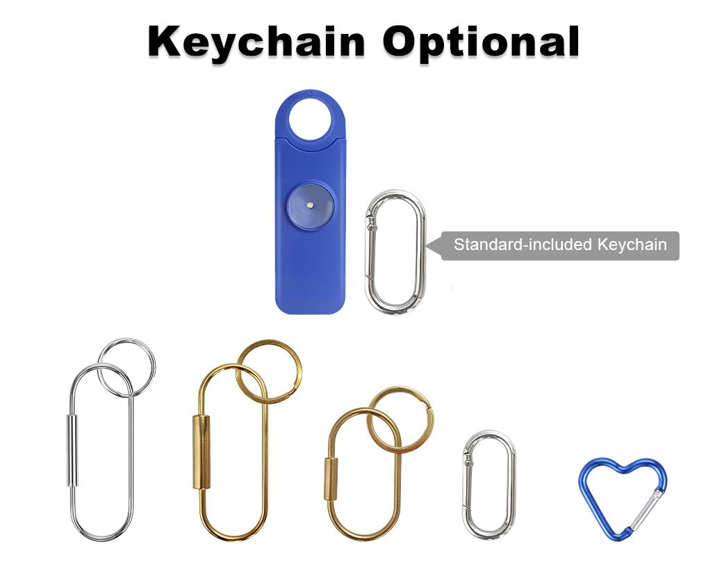 Self Defense Supplies Stand Alone Night Running Anti Rape Emergency Security Alarm Personal Safety Alarm Self Defense Keychain manufacture