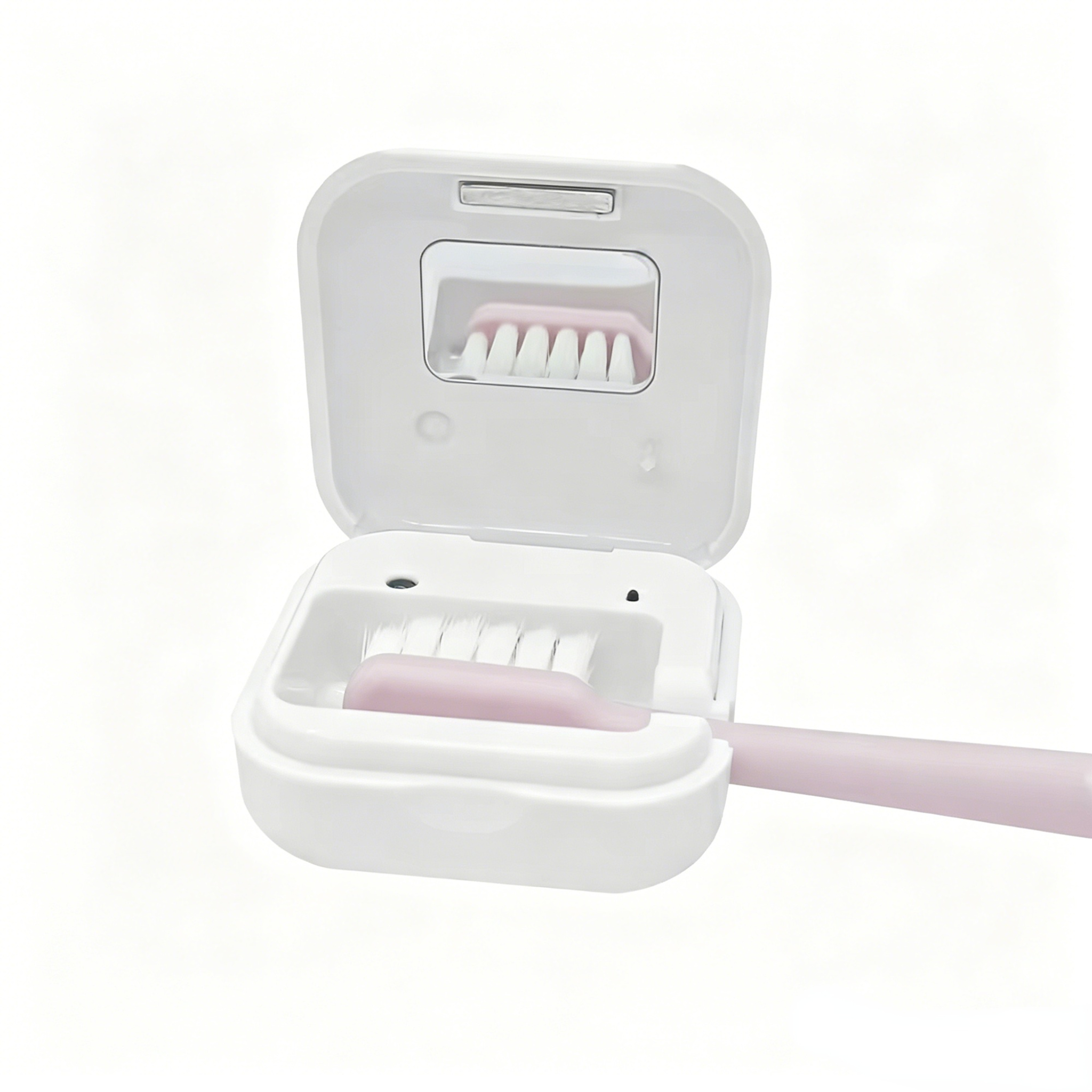 Portable Mini Travel Small Rechargeable UV Led  Toothbrush Sterilizer case Wall Mounted Toothbrush Holder details