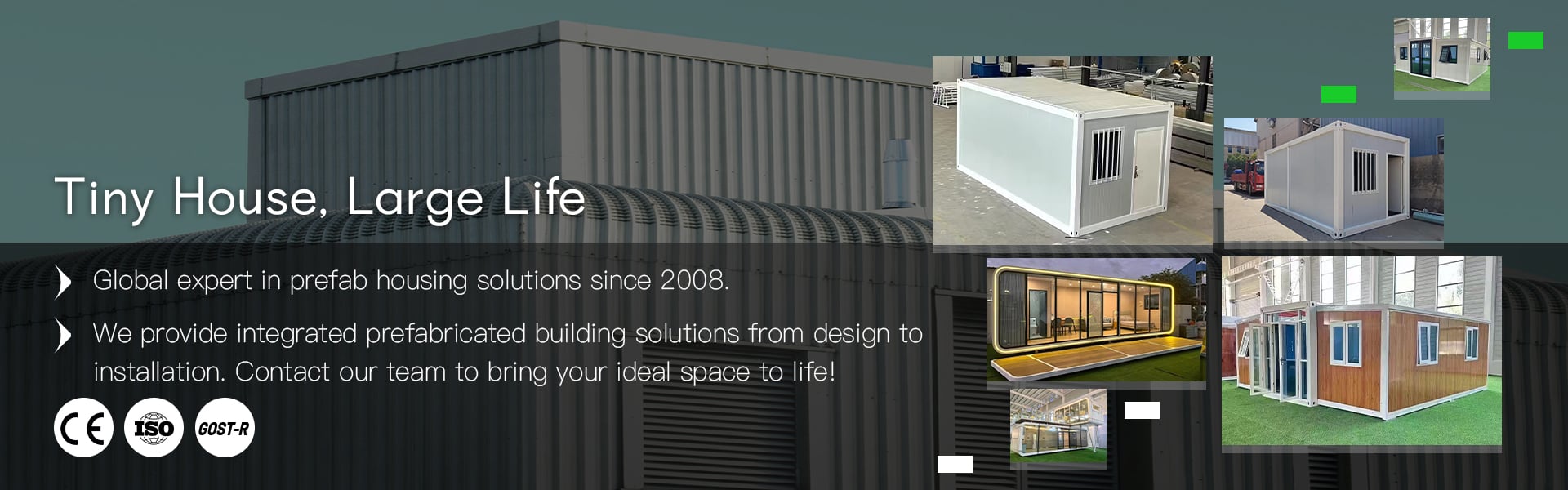 bulk pack container housing