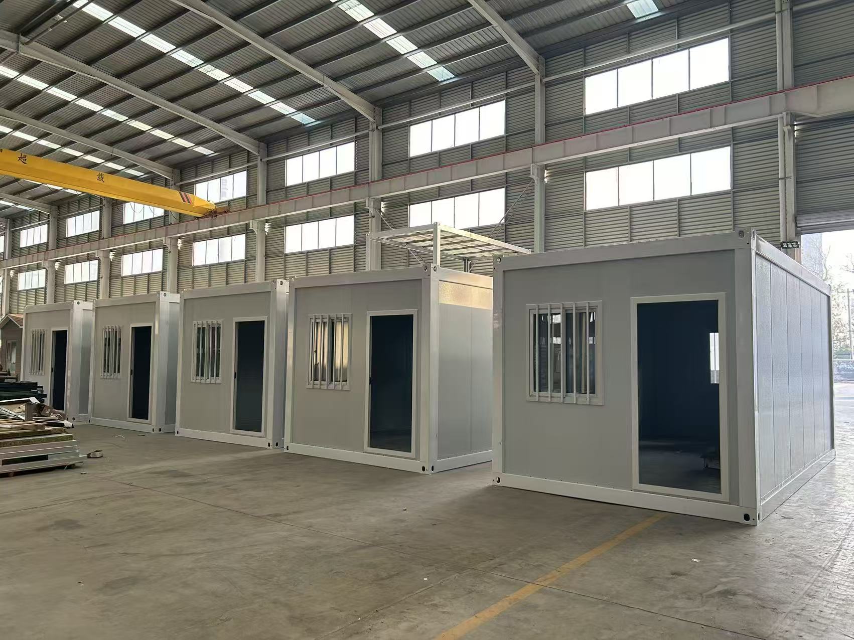 60 Sets Flat Pack Container Houses for Worker Camp in Canada | Xinouda Modular Building Project