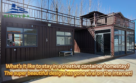 What's it like to stay in a creative container homestay? The super beautiful design has gone viral on the Internet!