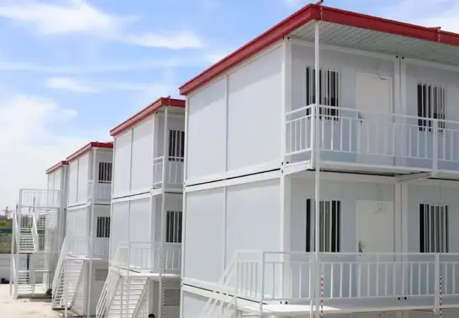 2000 Sets Fast Assembly Container Houses Exported to Nigeria A 3-Storey Workers Dormitory Project by XINOUDA Steel Structure