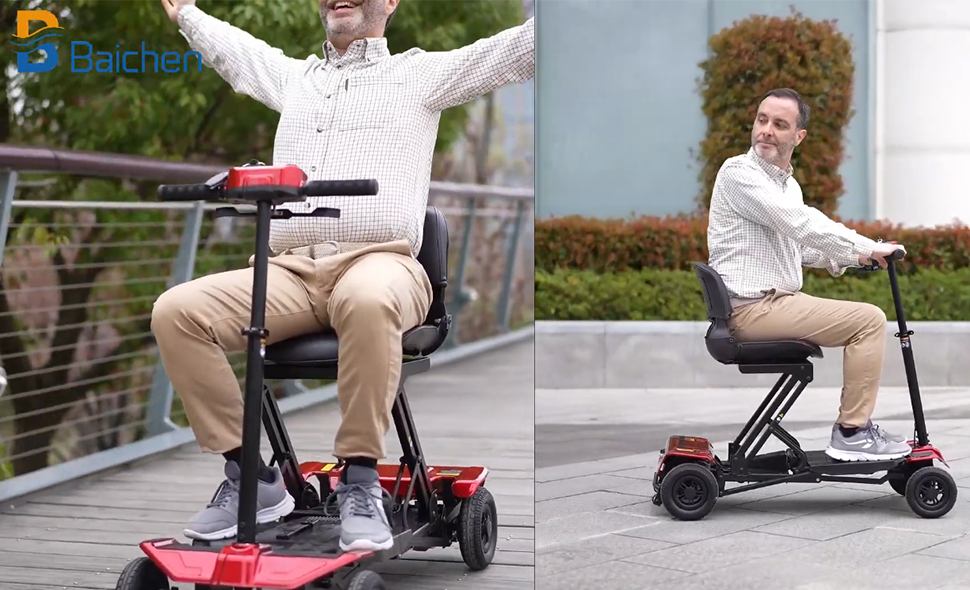 Leichtes portables elektrisches Mobilitätsscooter mit Lithiumbatterie