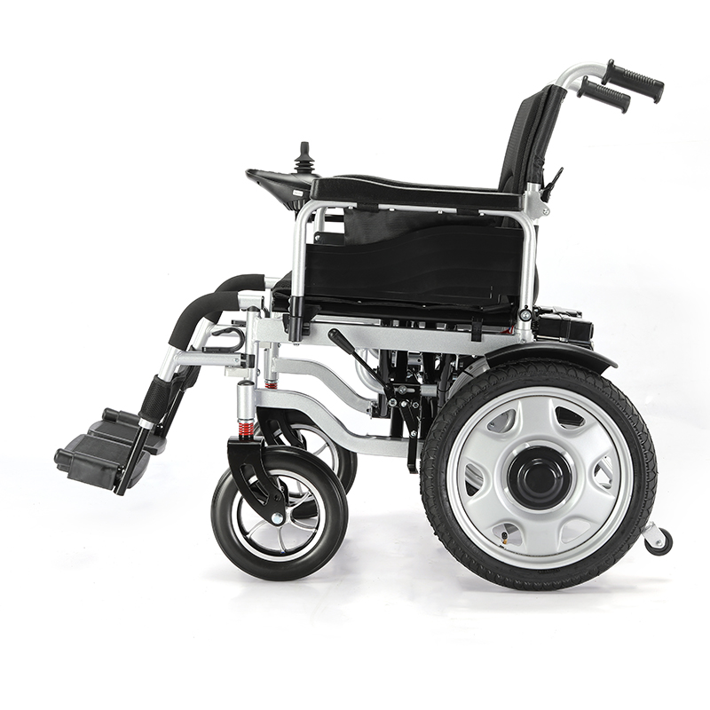 Silla de ruedas eléctrica de acero