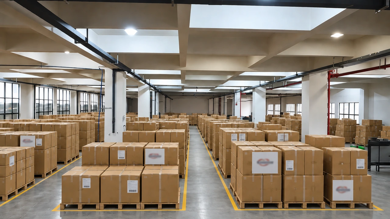 Mobility scooter inventory storage for distributors