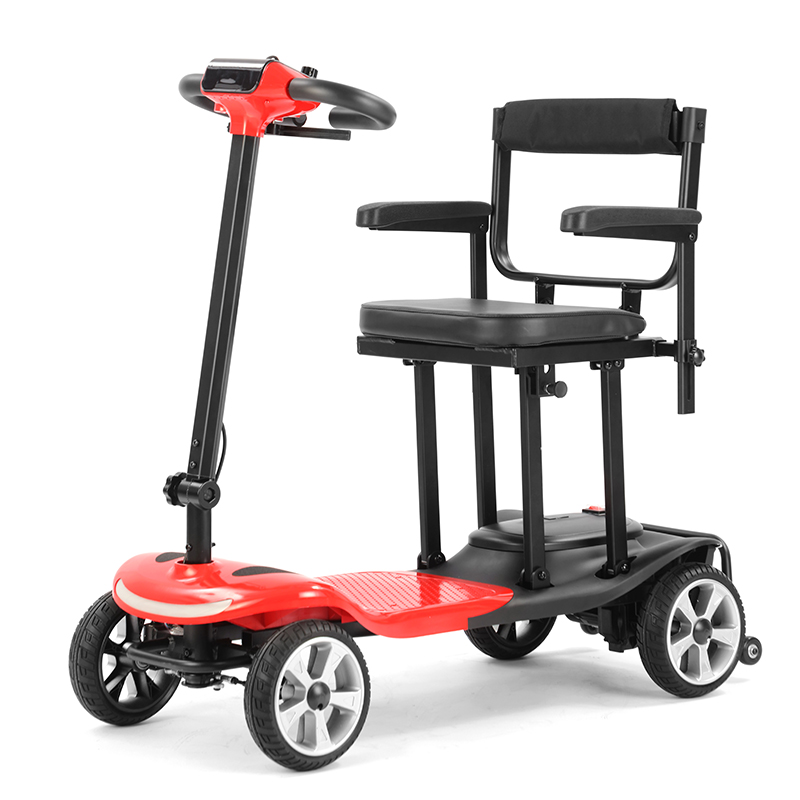 Nový design, prémiový 4-kolový ultralehký skútr pro starší osoby