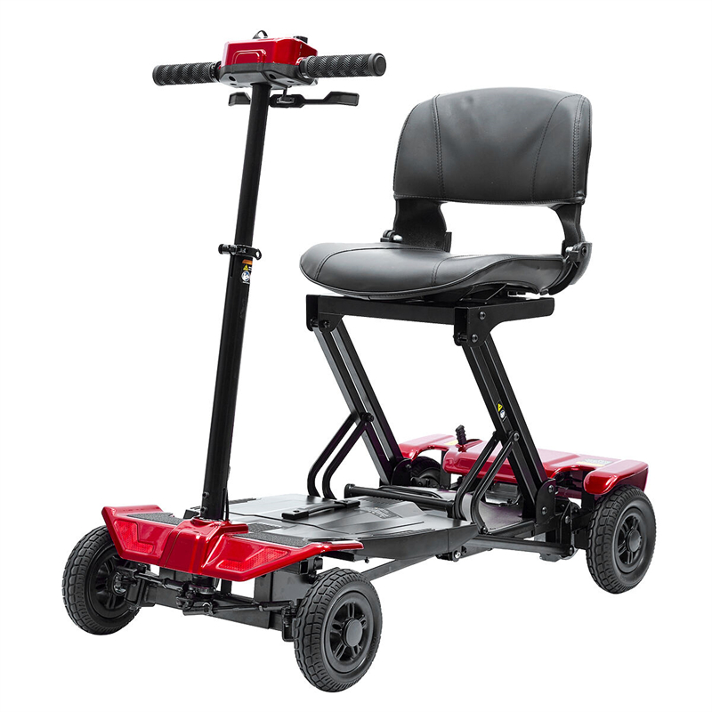 Scooter Symudiaeth Electrig 4 Llodaidd i'w Glaustro'n Awtomatig Gyfan ar gyfer Oedolion