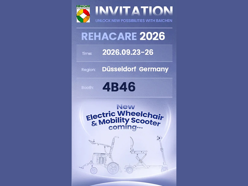 Baichen presentará soluciones innovadoras de movilidad en REHACARE 2026